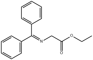 Ethyl N-(diphenylmethylene)glycinate Structure