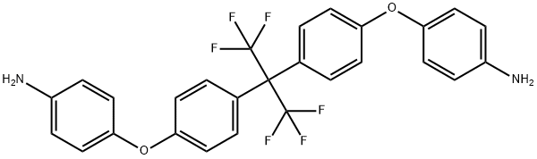 2,2-双[4-(4-氨基苯氧基)苯基]-1,1,1,3,3,3-六氟丙烷,69563-88-8,结构式