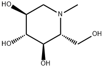 N-METHYL-1-DEOXYNOJIRIMYCIN Structure