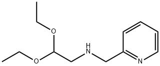 N-(2,2-diethoxyethyl)pyridine-2-methylamine Structure