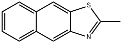 2-METHYL-BETA-NAPHTHOTHIAZOLE Structure