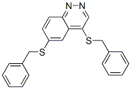 4,6-Bis(benzylthio)cinnoline Structure