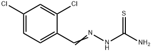 [(2,4-dichlorophenyl)methylideneamino]thiourea Structure