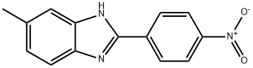 5-METHYL-2-(4-NITRO-PHENYL)-1H-BENZOIMIDAZOLE 化学構造式