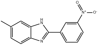 5-METHYL-2-(3-NITRO-PHENYL)-1H-BENZOIMIDAZOLE Struktur