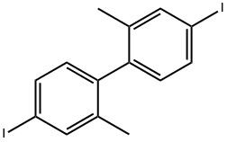 2,2'-二甲基-4,4'-二碘代联苯,69571-02-4,结构式