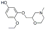 4-Ethoxy-3-[(4-methyl-2-morpholinyl)methoxy]phenol Structure
