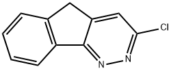 3-クロロ-5H-インデノ[1,2-C]ピリダジン 化学構造式