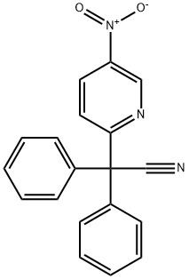(5-nitropyridin-2-yl)diphenylacetonitrile Structure