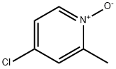 4-CHLORO-2-METHYL-PYRIDINE 1-OXIDE Structure