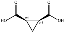 cis-1,2-Cyclopropane dicarboxylic acid Struktur