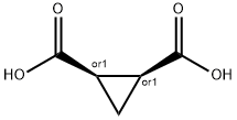 1α,2α-シクロプロパンジカルボン酸 化学構造式