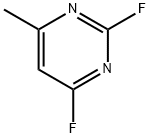 Pyrimidine, 2,4-difluoro-6-methyl- (7CI,8CI,9CI) Struktur