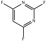 2,4,6-トリフルオロピリミジン 化学構造式