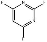 2,4,6-TRIFLUOROPYRIMIDINE Structure