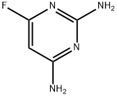 2,4-DIAMINO-6-FLUOROPYRIMIDINE Struktur
