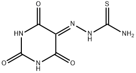 [(2,4,6-trioxo-1,3-diazinan-5-ylidene)amino]thiourea 结构式
