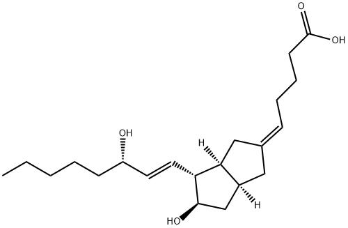 (5Z)-6A-CARBAPROSTAGLANDIN I2 Struktur