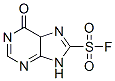 6-oxo-5,9-dihydropurine-8-sulfonyl fluoride Structure