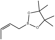 Z-2-Buten-1-yl-boronic  acid  pinacol  ester,  Z-Crotylboronic  acid  pinacol  ester,  cis-2-(2-Buten-1-yl)-4,4,5,5-tetramethyl-1,3,2-dioxaborolane Struktur