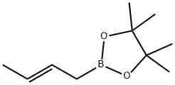 反式-巴豆基硼酸频哪醇酯 结构式