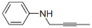 N-(2-Butynyl)benzenamine Struktur