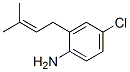 4-Chloro-2-(3-methyl-2-butenyl)benzenamine Struktur