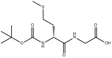 BOC-D-MET-GLY-OH Structure