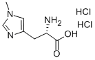 (S)-2-AMINO-3-(1-METHYL-1H-IMIDAZOL-4-YL)-PROPIONIC ACID 2HCL Struktur