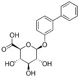 beta-D-Glucopyranosiduronic acid, (1,1'-biphenyl)-3-yl Structure