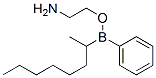 2-(octan-2-yl-phenyl-boranyl)oxyethanamine 结构式