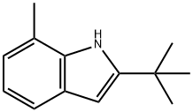 2-(TERT-ブチル)-7-メチル-1H-インドール 化学構造式