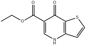 7-OXO-4,7-DIHYDRO-THIENO[3,2-B]PYRIDINE-6-CARBOXYLIC ACID ETHYL ESTER Structure