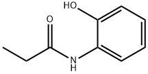 N-(2-羟基苯基)丙酰胺, 6963-37-7, 结构式