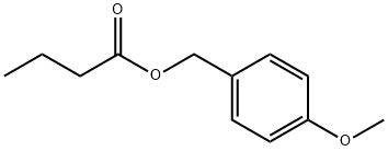 丁酸茴香酯, 6963-56-0, 结构式