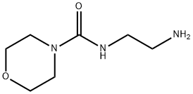 4-MorpholinecarboxaMide, N-(2-aMinoethyl)- Structure