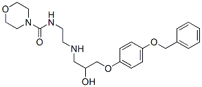 N-[2-[[2-hydroxy-3-[4-(phenylmethoxy)phenoxy]propyl]amino]ethyl]morpholine-4-carboxamide Structure