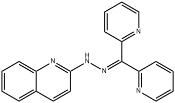 2(1H)-Quinolinone (di-2-pyridylmethylene)hydrazone 结构式