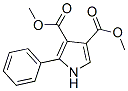 1H-Pyrrole-3,4-dicarboxylicacid,2-phenyl-,dimethylester(9CI) Structure
