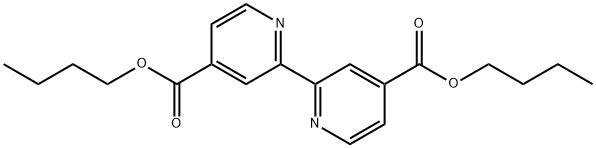 二丁基2,2'-联吡啶-4,4'-二羧酸酯,69641-93-6,结构式