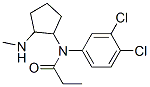 N-(2-methylaminocyclopentyl)-N-(3,4-dichlorophenyl)propanamide Structure