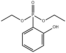 P-(2-羟基苯基)-膦酸二乙酯 结构式