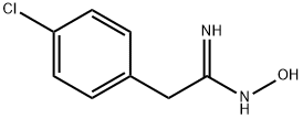2-(4-CHLORO-PHENYL)-N-HYDROXY-ACETAMIDINE Struktur