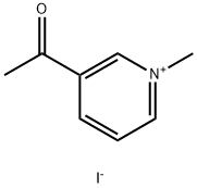3-acetyl-1-methylpyridinium iodide Structure