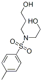 N-(2-hydroxyethyl)-N-(3-hydroxypropyl)-p-toluenesulphonamide Struktur