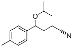 4-methyl-gamma-(1-methylethoxy)benzenebutyronitrile  Structure