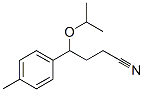 4-methyl-gamma-(1-methylethoxy)benzenebutyronitrile Structure