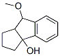 2,3,8,8a-テトラヒドロ-8-メトキシシクロペンタ[a]インデン-3a(1H)-オール 化学構造式