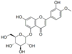 橙皮素 5-O-葡萄糖甙,69651-80-5,结构式