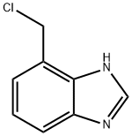 1H-Benzimidazole,4-(chloromethyl)-(9CI) Struktur